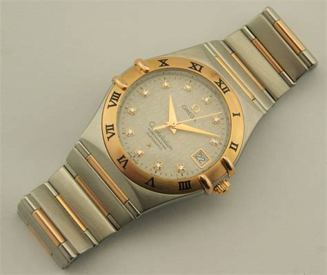 omega gold constellation diamonds